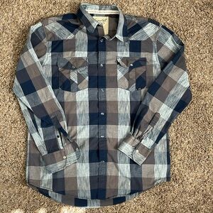 Coastal long sleeve button up
